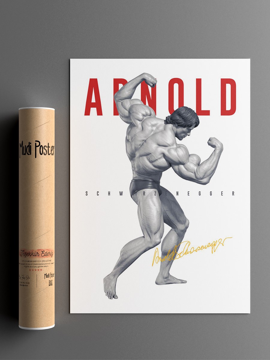 Arnold Schwarzenegger Poster, Çerçevesiz Tv Film Poster