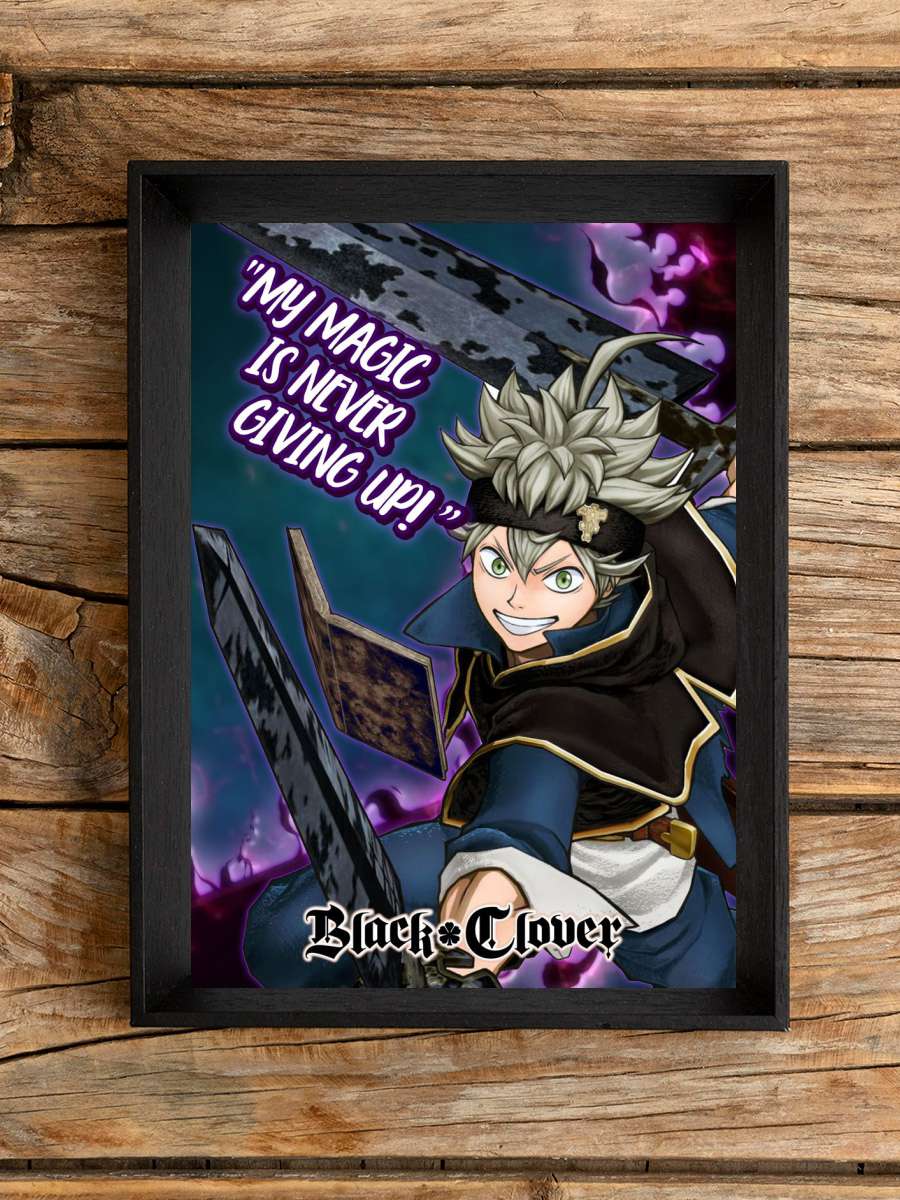 Asta Black Clover Anime Anime Poster Çerçevesiz Yüksek Kalite Anime Duvar Poster