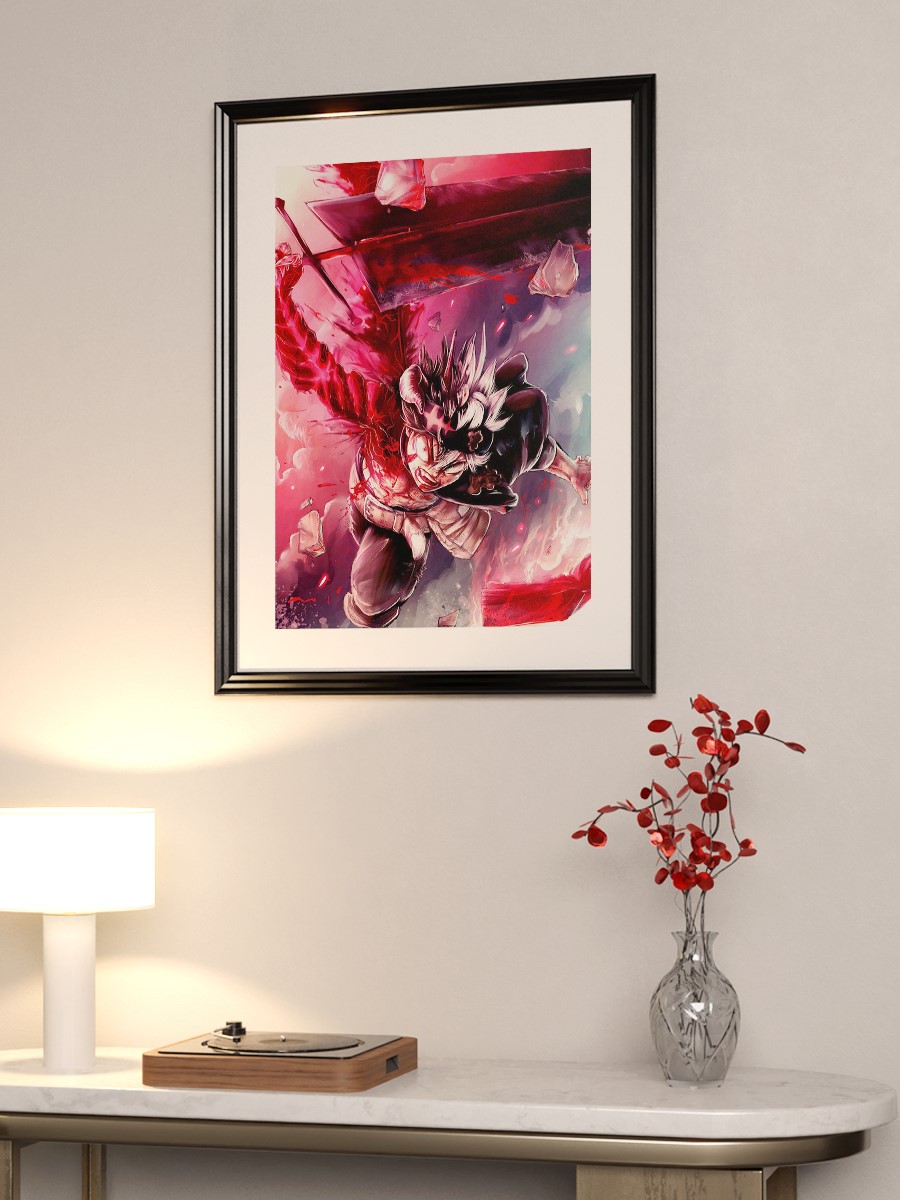 Asta Black Clover Anime Poster Çerçevesiz Yüksek Kalite Anime Duvar Poster