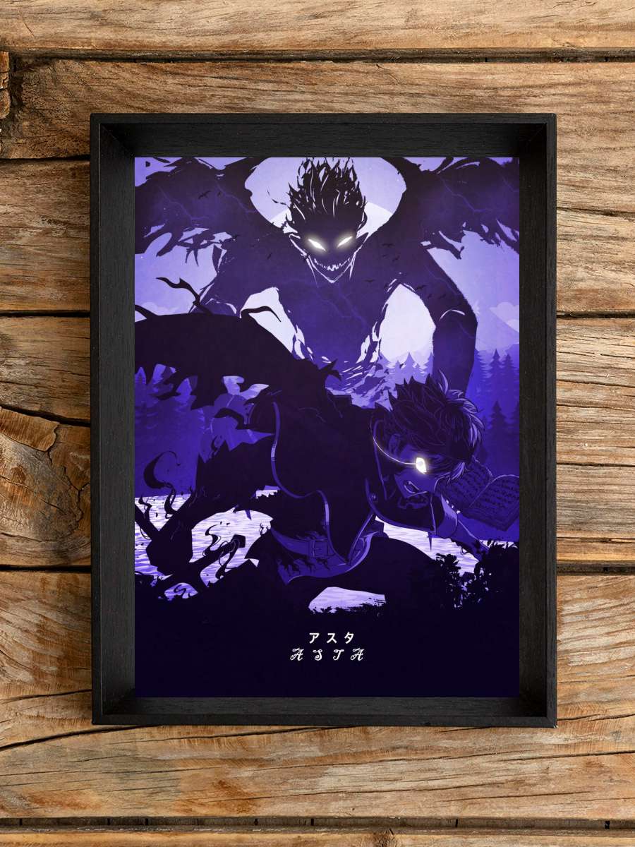 Asta Black Clover Anime Poster Çerçevesiz Yüksek Kalite Anime Duvar Poster