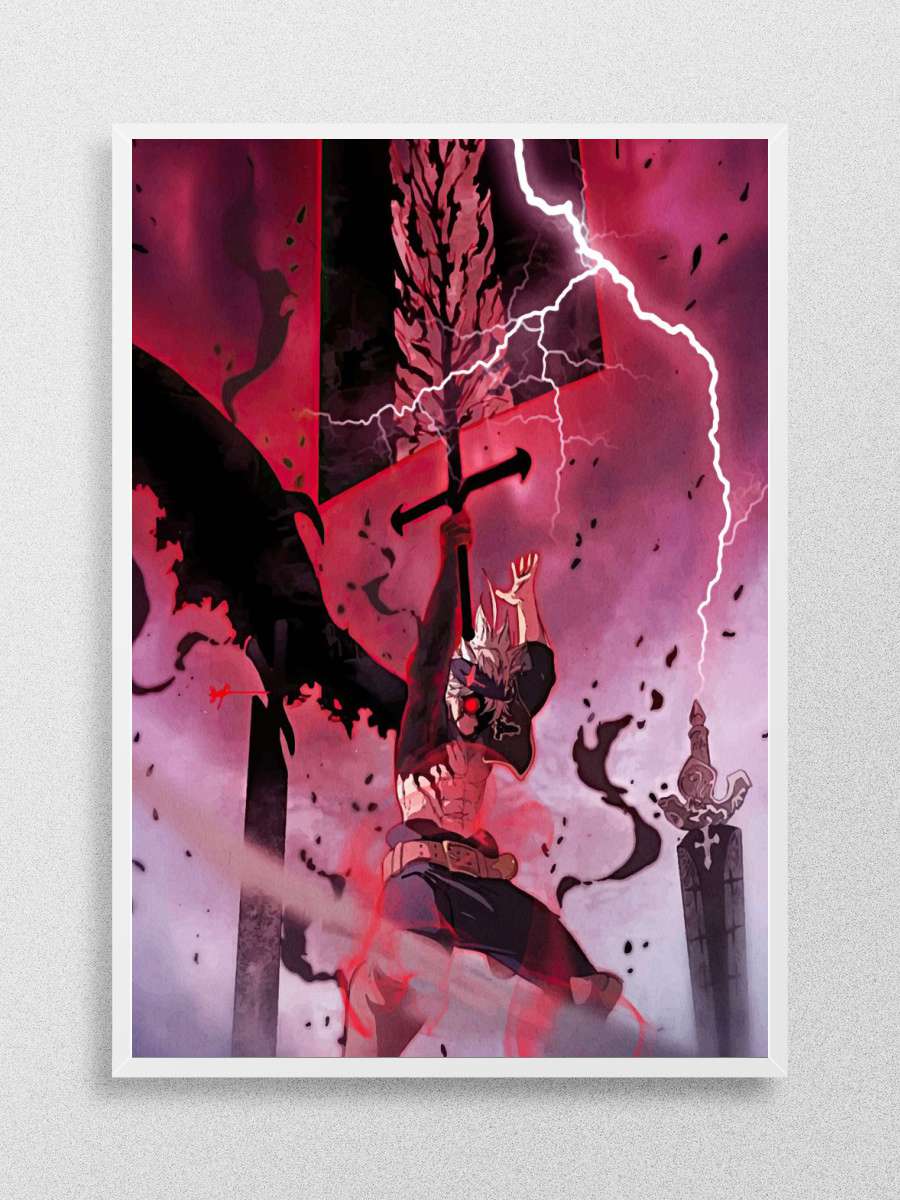 Asta Black Clover Anime Poster Çerçevesiz Yüksek Kalite Anime Duvar Poster