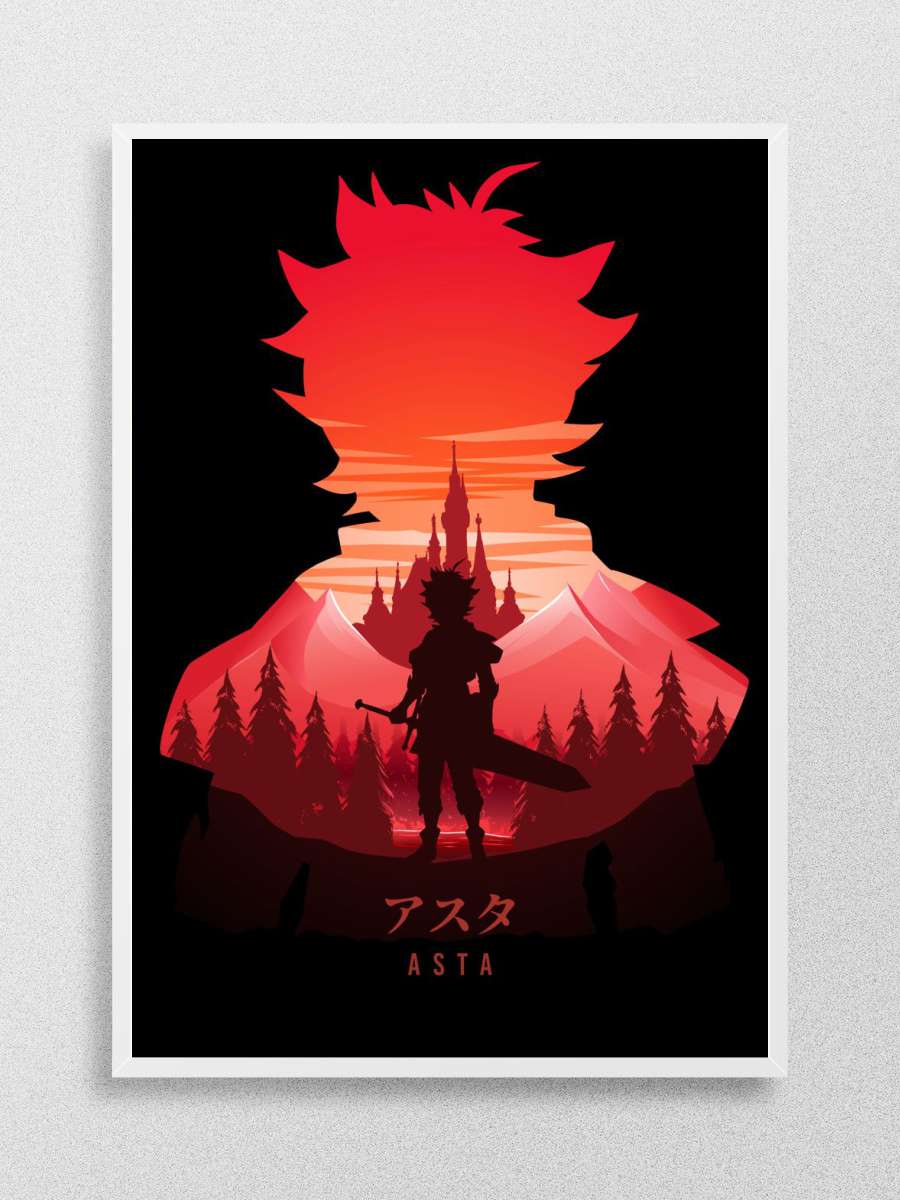Asta Anime Poster Çerçevesiz Yüksek Kalite Anime Duvar Poster