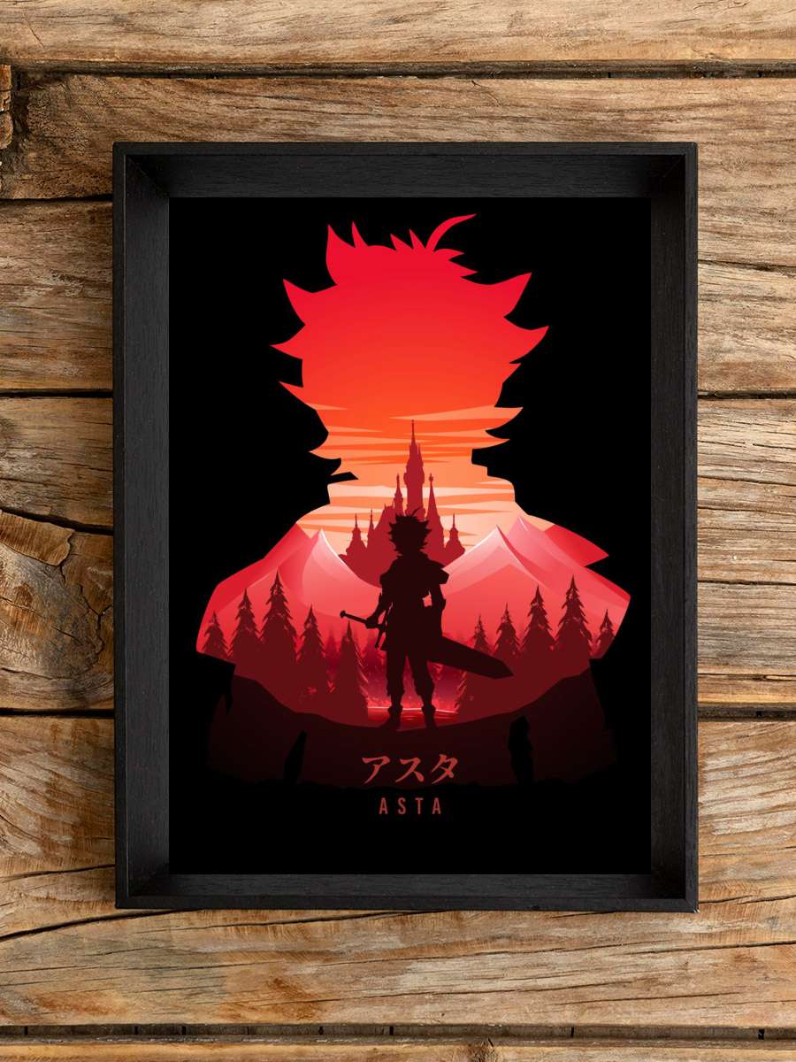 Asta Anime Poster Çerçevesiz Yüksek Kalite Anime Duvar Poster