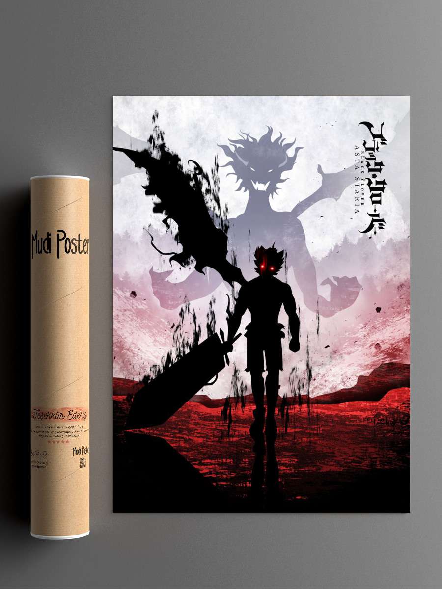 Asta Staria Anime Poster Çerçevesiz Yüksek Kalite Anime Duvar Poster