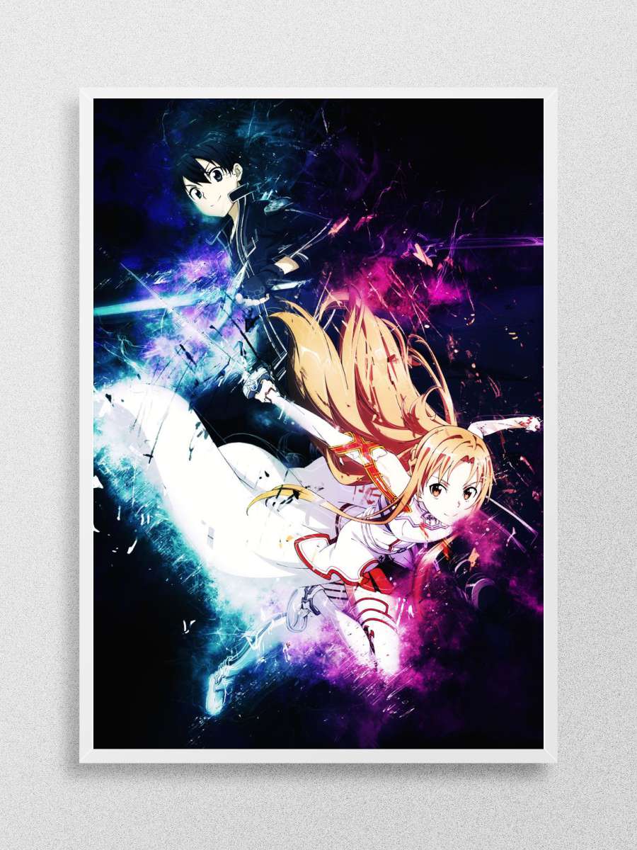 Asuna Sword Art Online Anime Poster Çerçevesiz Yüksek Kalite Anime Duvar Poster