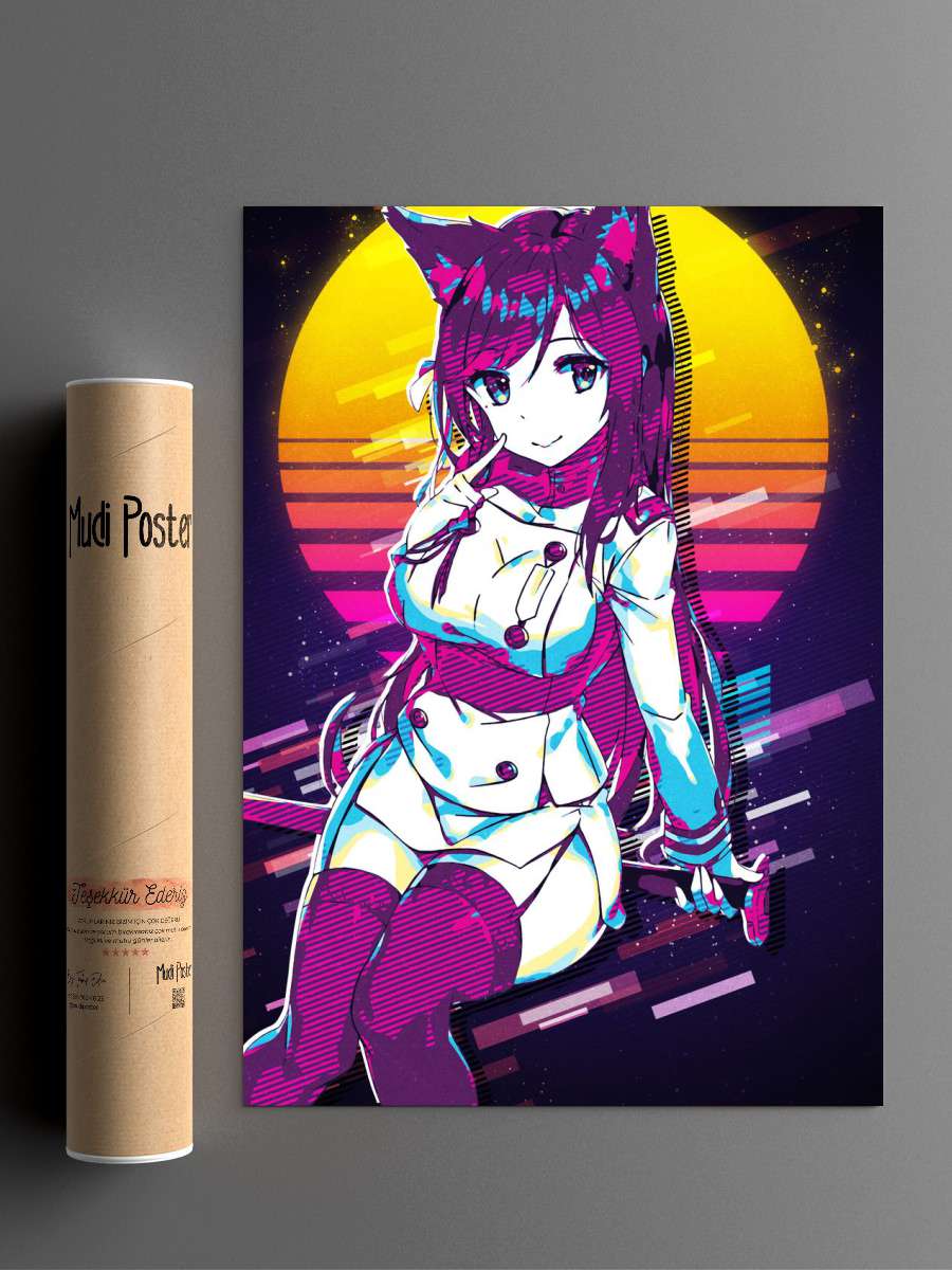 Atago Anime Poster Çerçevesiz Yüksek Kalite Anime Duvar Poster