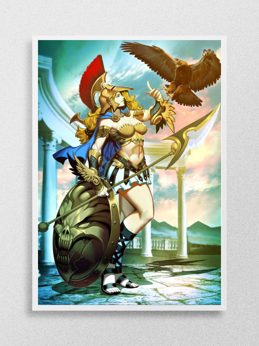 Athena Mythalix Anime Poster Çerçevesiz Yüksek Kalite Anime Duvar Poster
