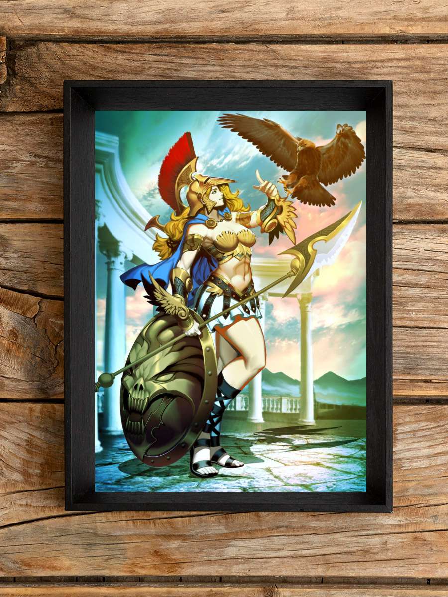 Athena Mythalix Anime Poster Çerçevesiz Yüksek Kalite Anime Duvar Poster