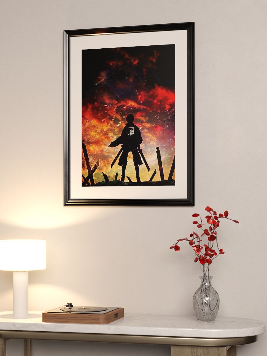 Attack on Titan Poster, Çerçevesiz Tv Film Poster