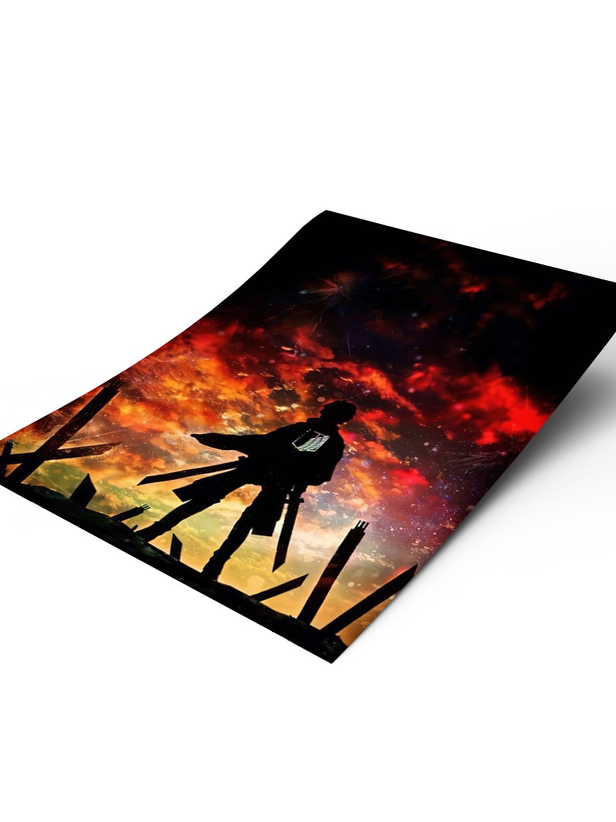 Attack on Titan Poster, Çerçevesiz Tv Film Poster
