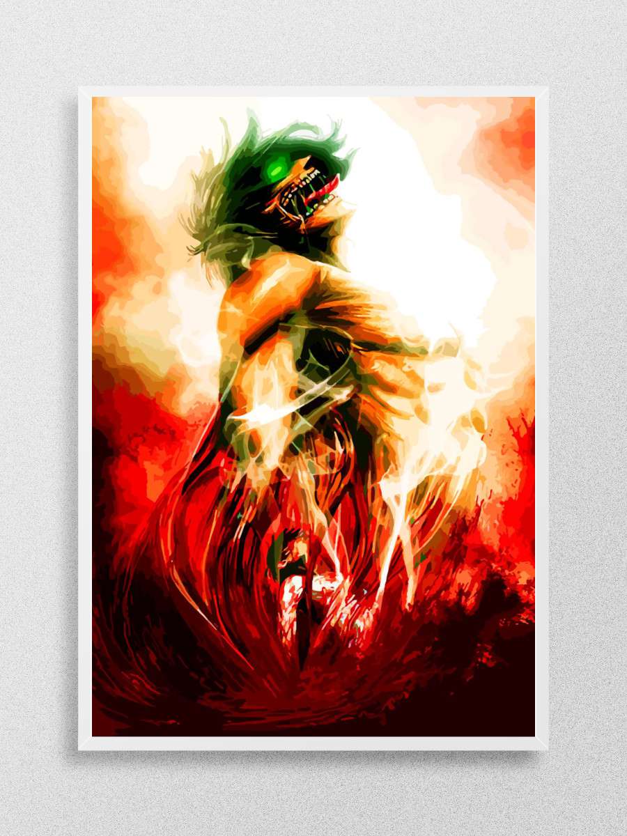 attack on titan anime Anime Poster Çerçevesiz Yüksek Kalite Anime Duvar Poster