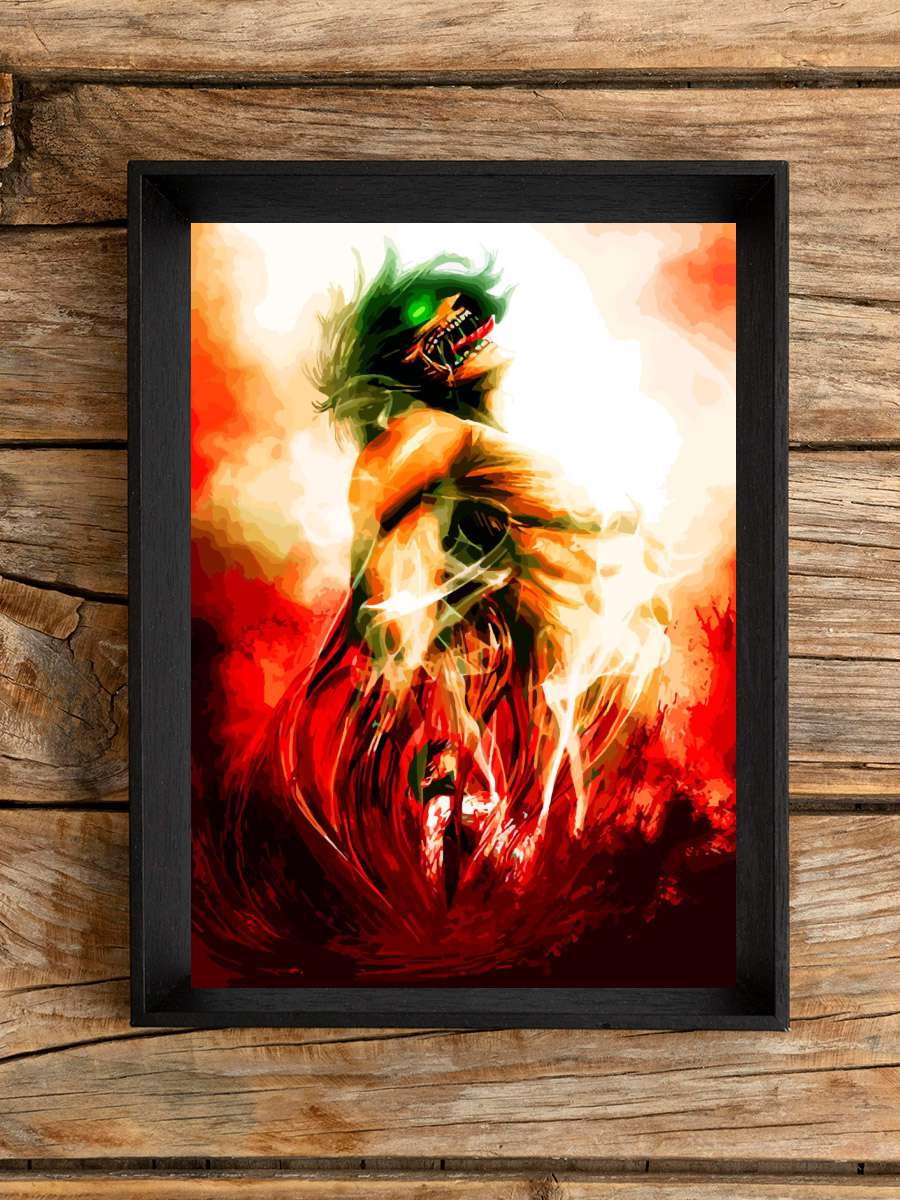 attack on titan anime Anime Poster Çerçevesiz Yüksek Kalite Anime Duvar Poster