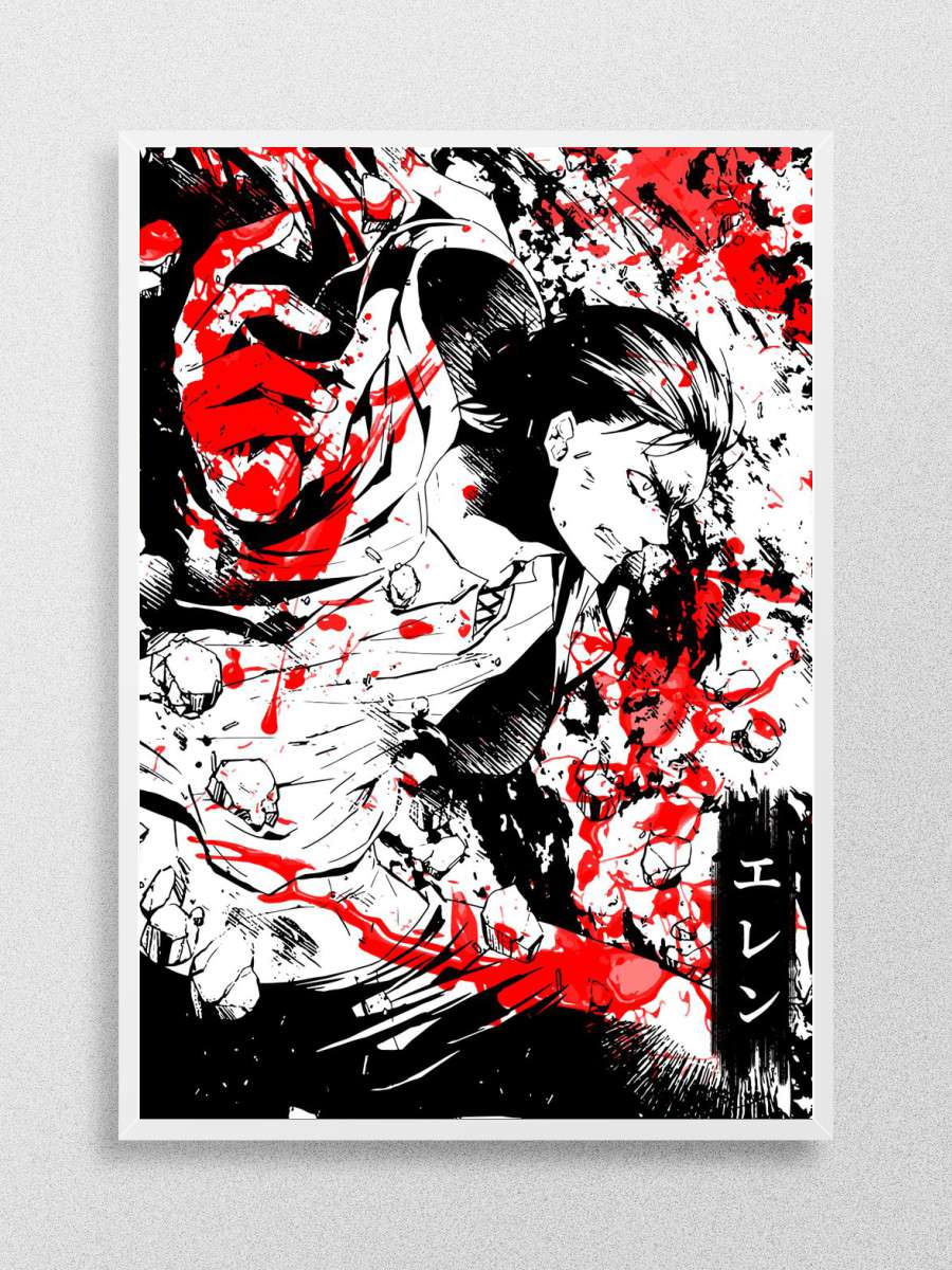 Attack on titan Anime Poster Çerçevesiz Yüksek Kalite Anime Duvar Poster