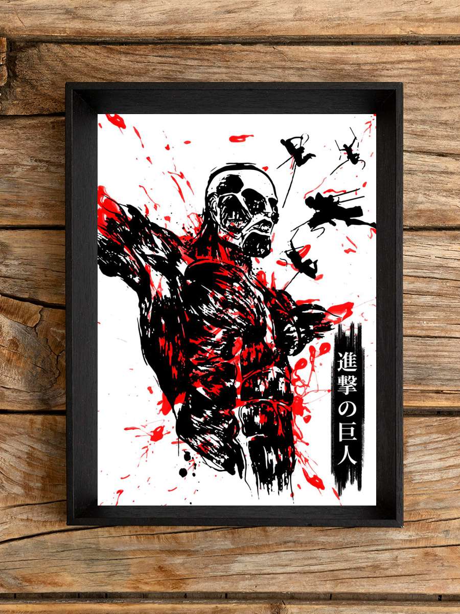 Attack on titan Anime Poster Çerçevesiz Yüksek Kalite Anime Duvar Poster