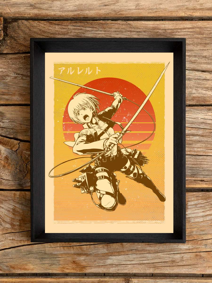 Attack On Titan Anime Poster Çerçevesiz Yüksek Kalite Anime Duvar Poster