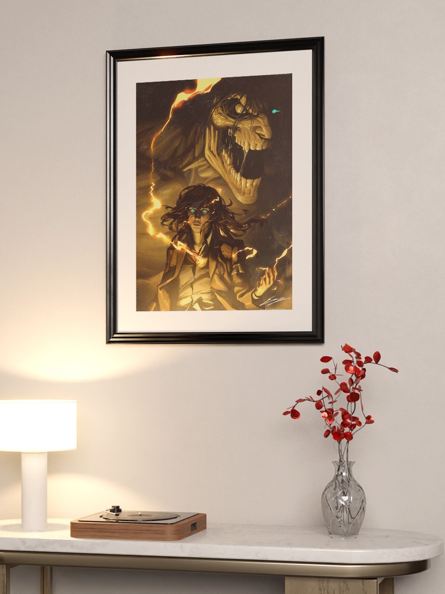 Attack on Titan Anime Poster Çerçevesiz Yüksek Kalite Anime Duvar Poster