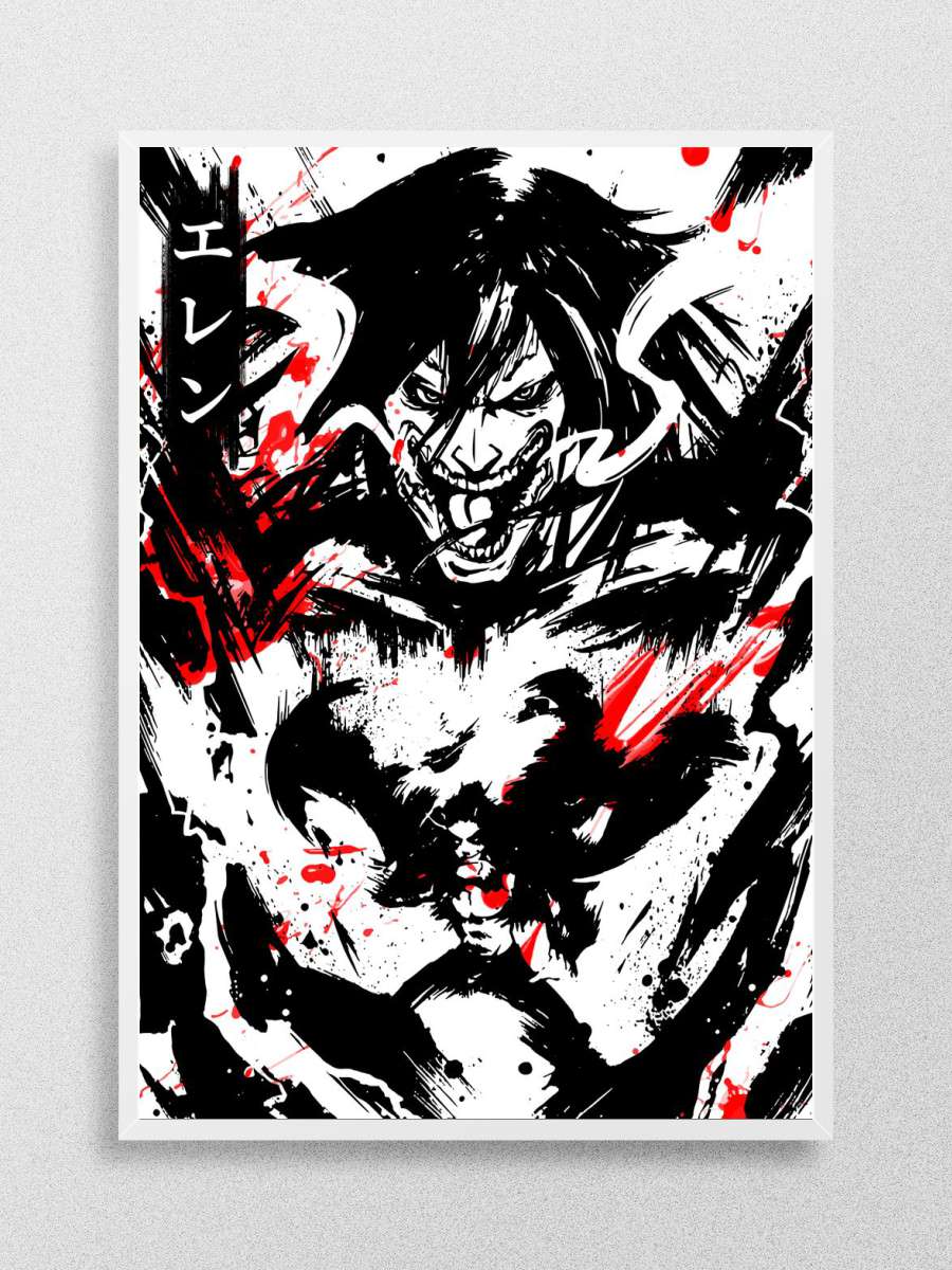 Attack on titan Anime Poster Çerçevesiz Yüksek Kalite Anime Duvar Poster