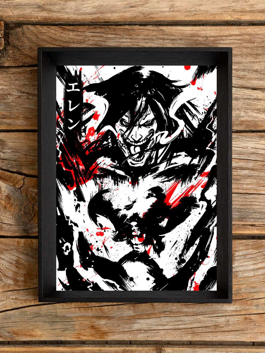 Attack on titan Anime Poster Çerçevesiz Yüksek Kalite Anime Duvar Poster