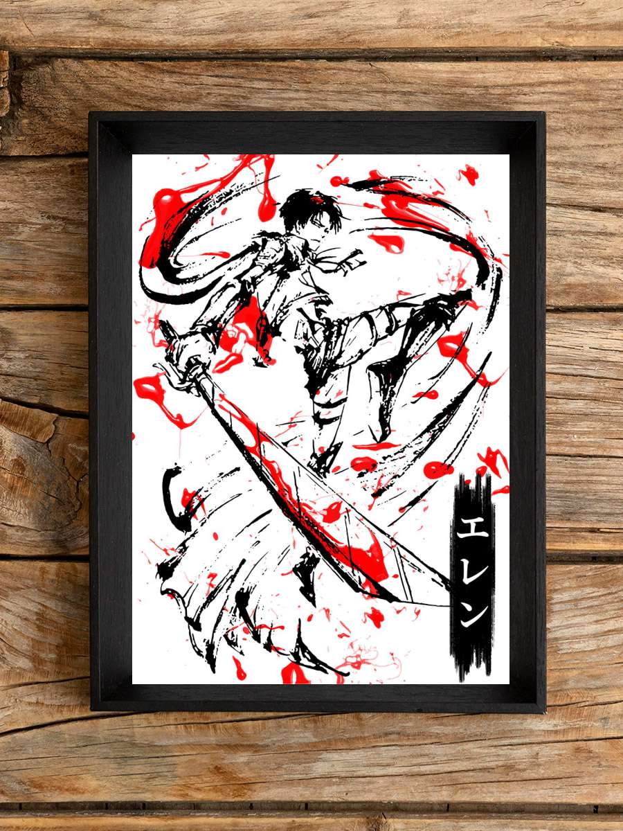 Attack on titan Anime Poster Çerçevesiz Yüksek Kalite Anime Duvar Poster