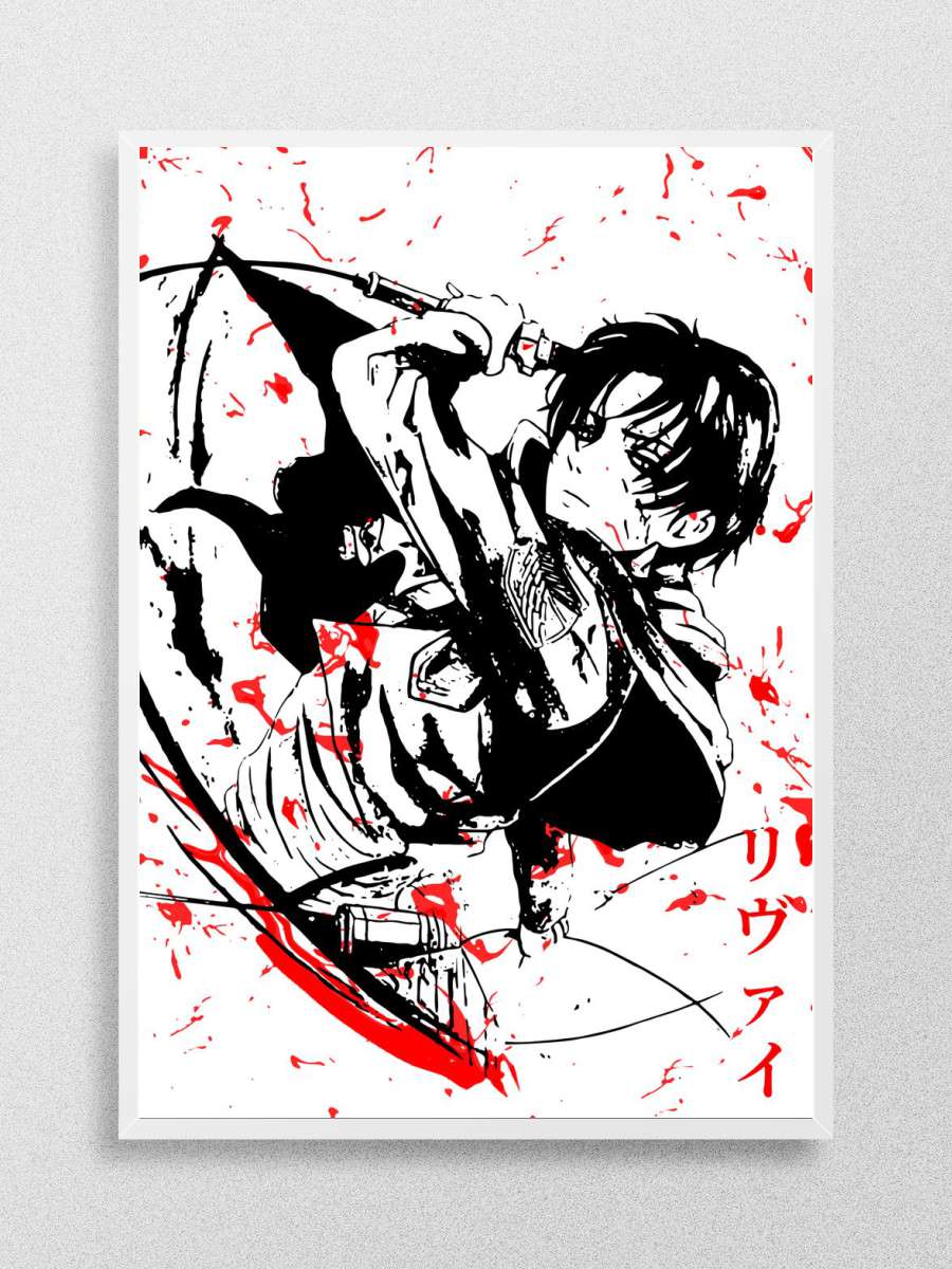 Attack on titan Anime Poster Çerçevesiz Yüksek Kalite Anime Duvar Poster