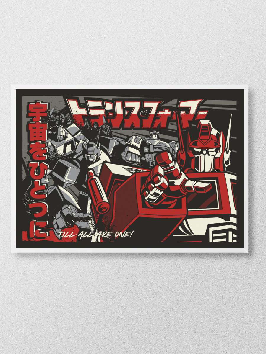 Autobots Team Anime Poster Çerçevesiz Yüksek Kalite Anime Duvar Poster
