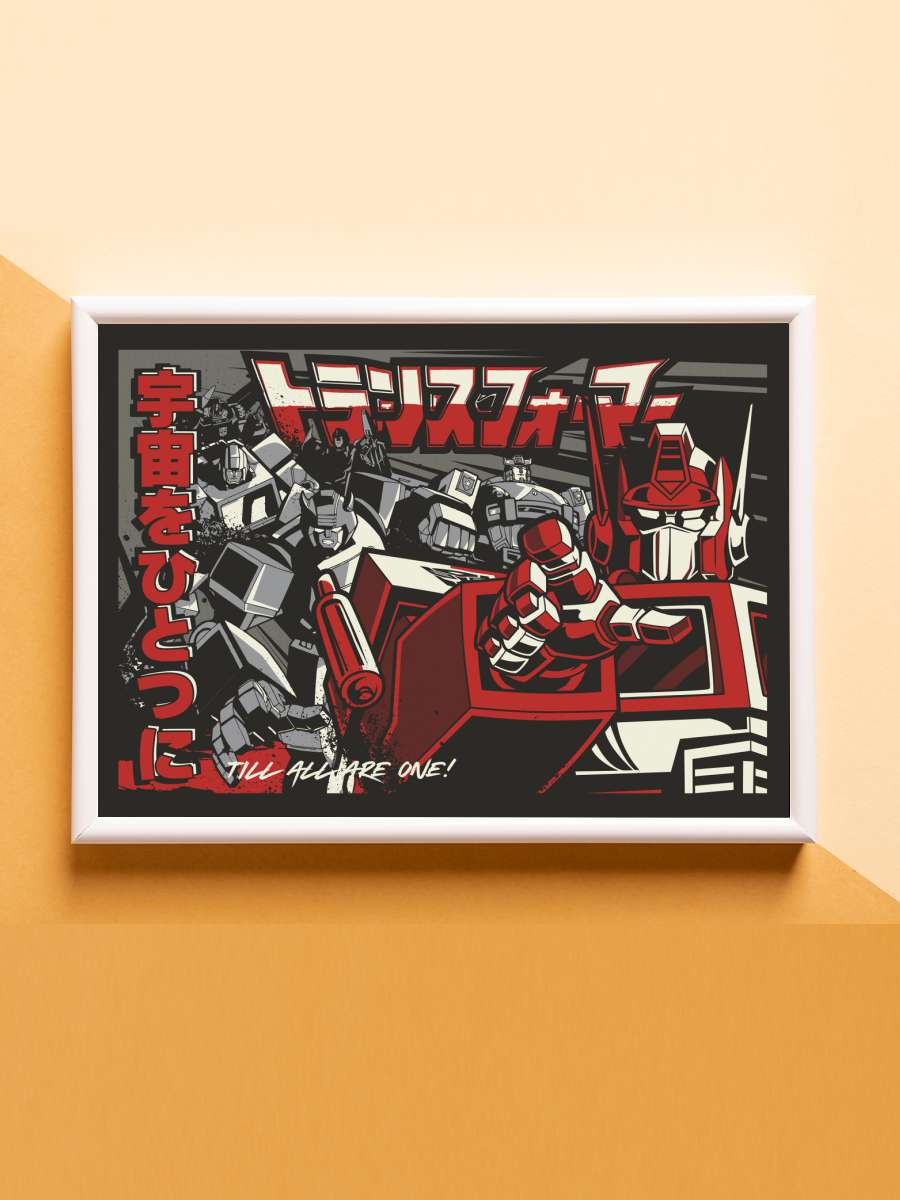Autobots Team Anime Poster Çerçevesiz Yüksek Kalite Anime Duvar Poster
