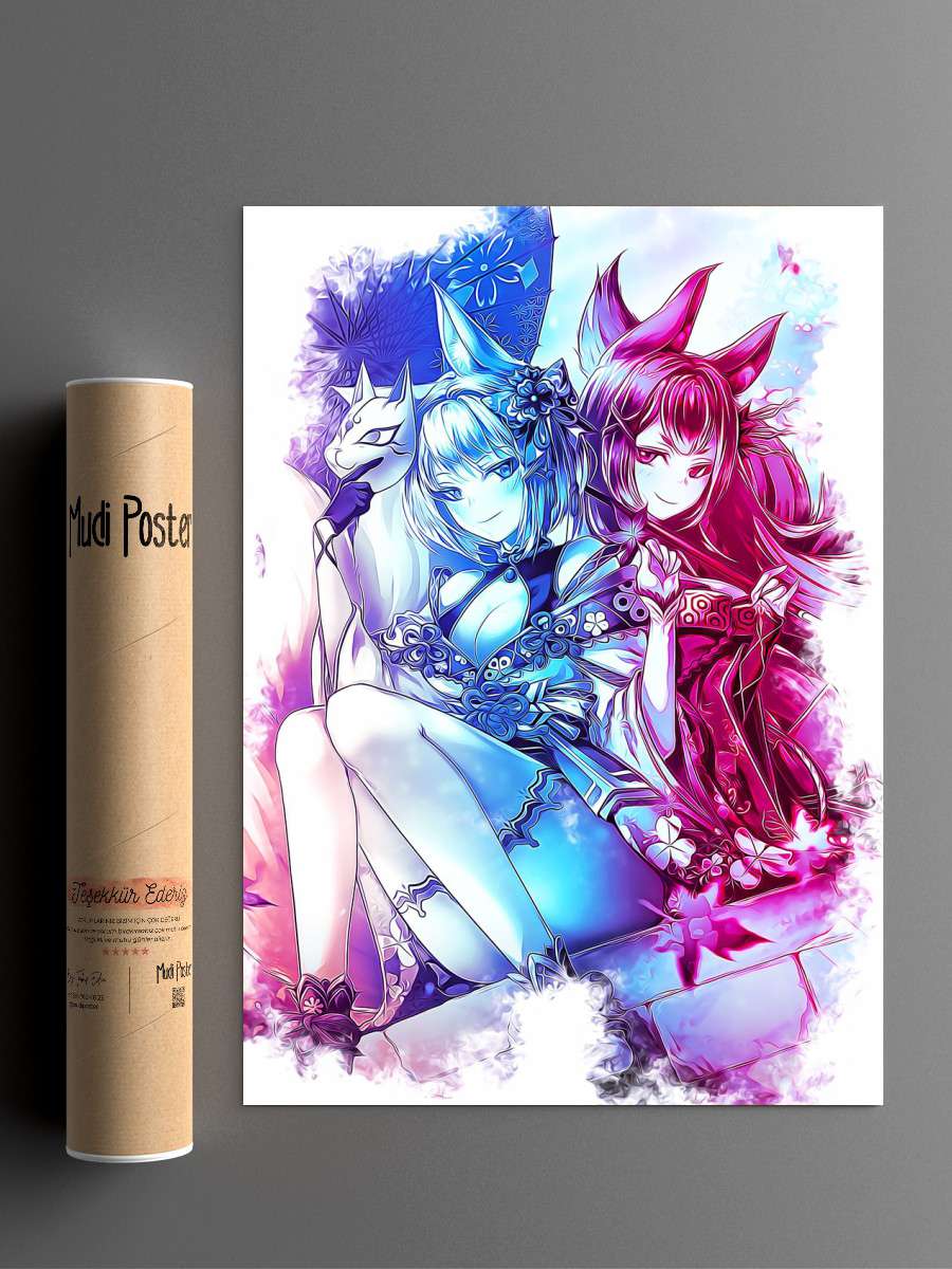 Azur Lane Anime Poster Çerçevesiz Yüksek Kalite Anime Duvar Poster