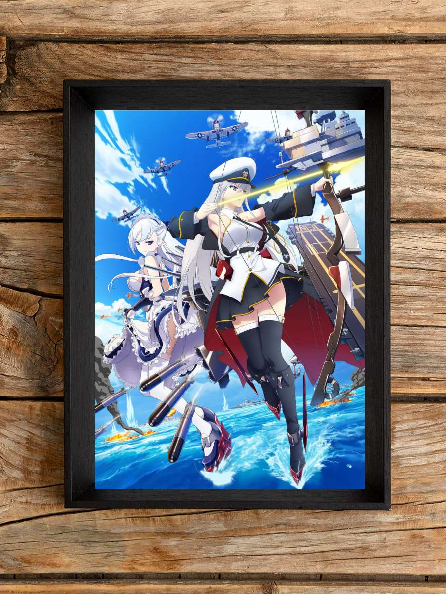 azur lane Anime Poster Çerçevesiz Yüksek Kalite Anime Duvar Poster