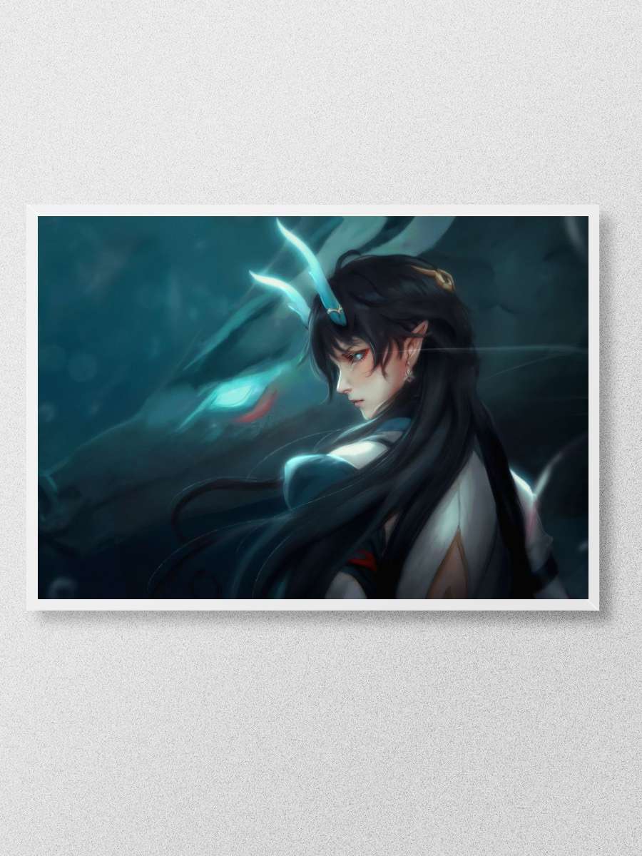 Azure Dragon Anime Poster Çerçevesiz Yüksek Kalite Anime Duvar Poster