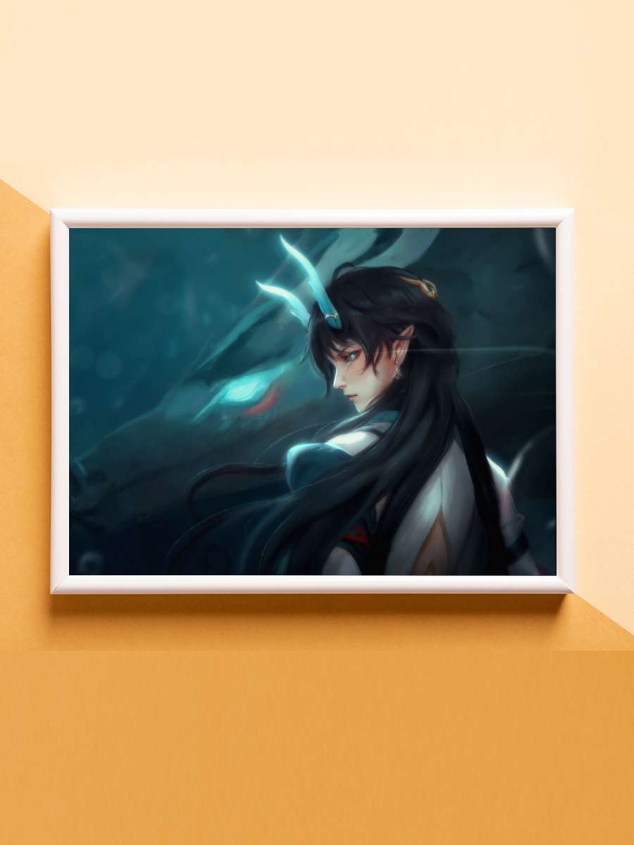 Azure Dragon Anime Poster Çerçevesiz Yüksek Kalite Anime Duvar Poster