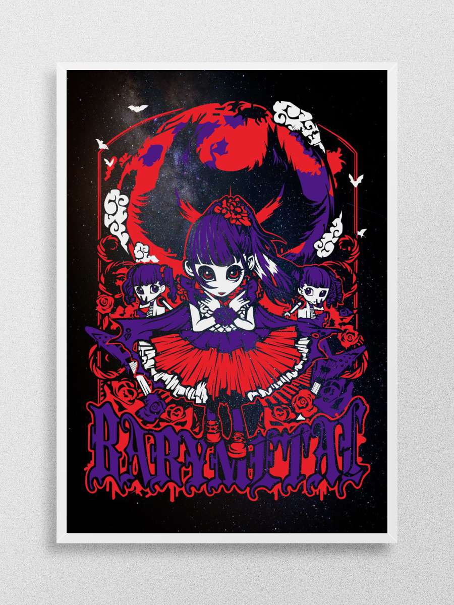 Babymetal Megitsune Anime Poster Çerçevesiz Yüksek Kalite Anime Duvar Poster