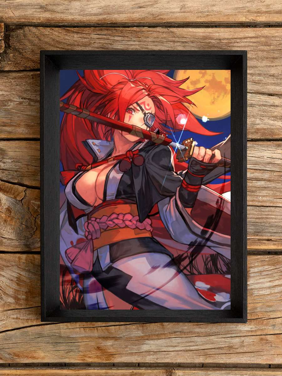 baiken guilty gear strive Anime Poster Çerçevesiz Yüksek Kalite Anime Duvar Poster