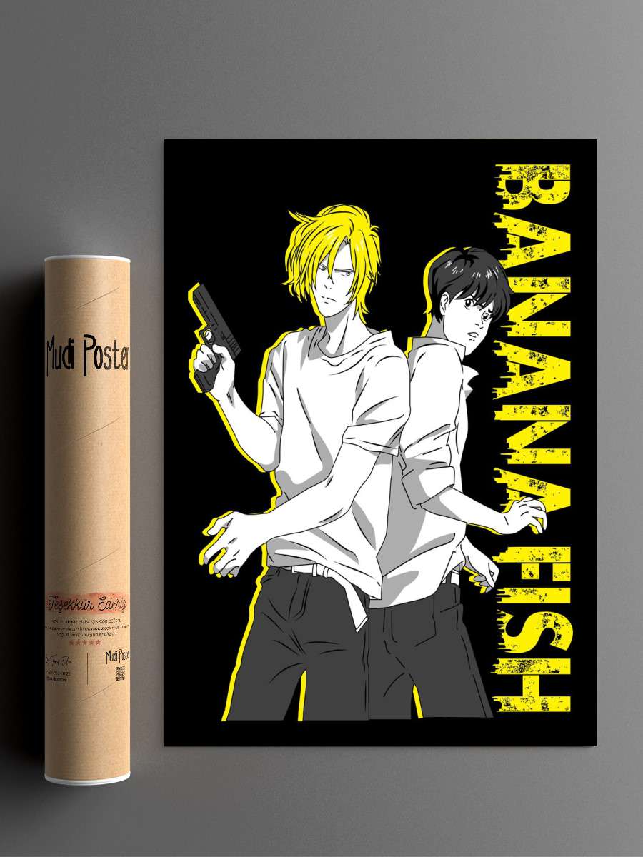Banana Fish Anime Anime Poster Çerçevesiz Yüksek Kalite Anime Duvar Poster
