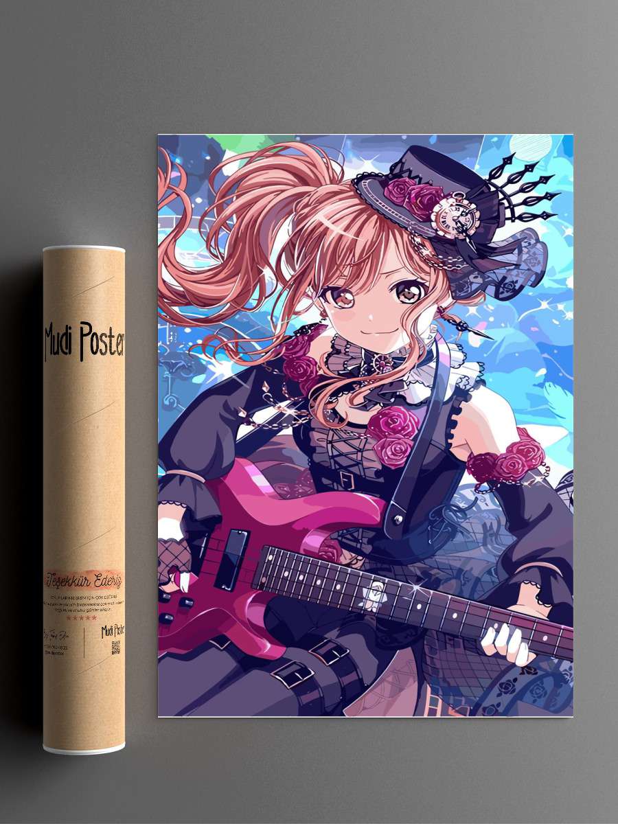 Bang Dream Its My Go Anime Poster Çerçevesiz Yüksek Kalite Anime Duvar Poster