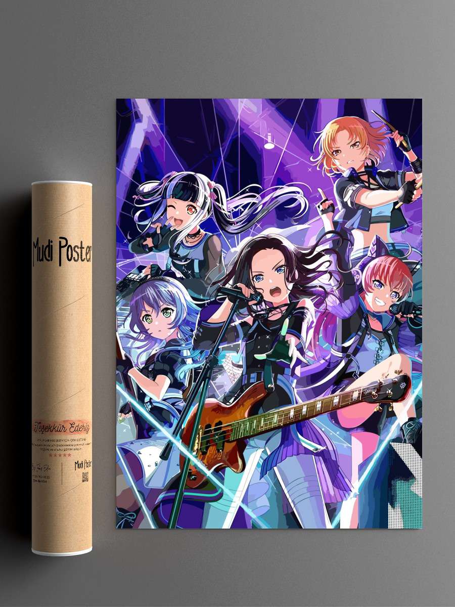 Bang Dream Its Mygo Anime Poster Çerçevesiz Yüksek Kalite Anime Duvar Poster