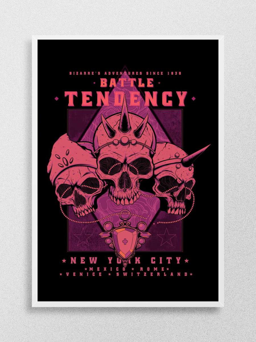 Battle Tendency Anime Poster Çerçevesiz Yüksek Kalite Anime Duvar Poster