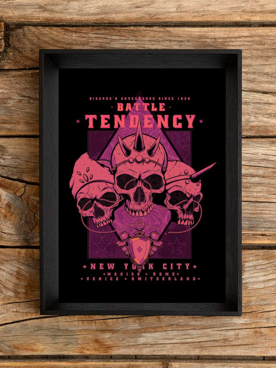 Battle Tendency Anime Poster Çerçevesiz Yüksek Kalite Anime Duvar Poster