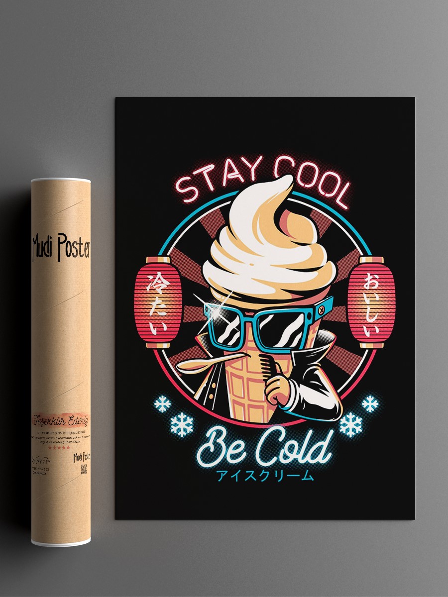 BE COLD Anime Poster Çerçevesiz Yüksek Kalite Anime Duvar Poster