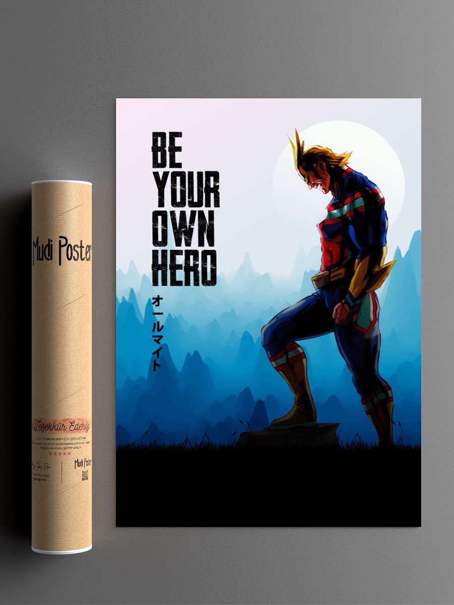 be your own hero Anime Poster Çerçevesiz Yüksek Kalite Anime Duvar Poster