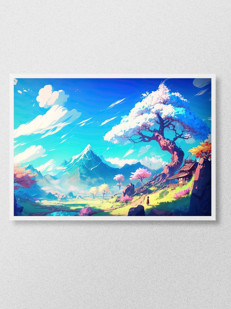 Beautiful Nature Anime Poster Çerçevesiz Yüksek Kalite Anime Duvar Poster