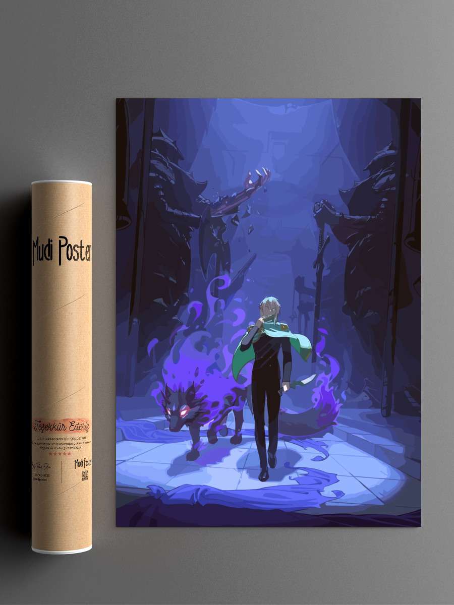 Beginning After The End Anime Poster Çerçevesiz Yüksek Kalite Anime Duvar Poster