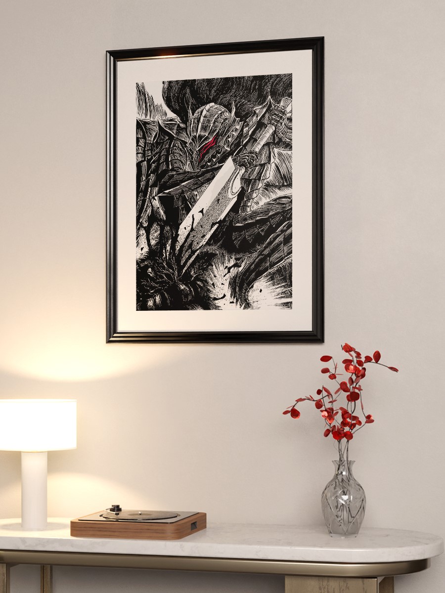 Berserk armor Anime Poster Çerçevesiz Yüksek Kalite Anime Duvar Poster