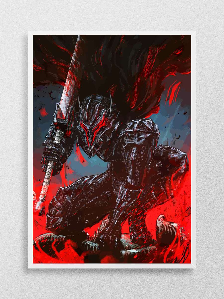 Berserk Armor Anime Poster Çerçevesiz Yüksek Kalite Anime Duvar Poster