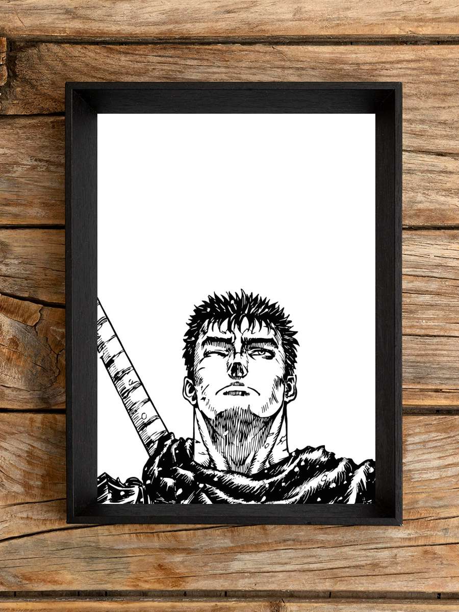 Berserk Guts Art Anime Poster Çerçevesiz Yüksek Kalite Anime Duvar Poster