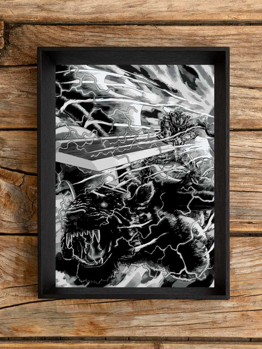 Berserk Guts Anime Poster Çerçevesiz Yüksek Kalite Anime Duvar Poster