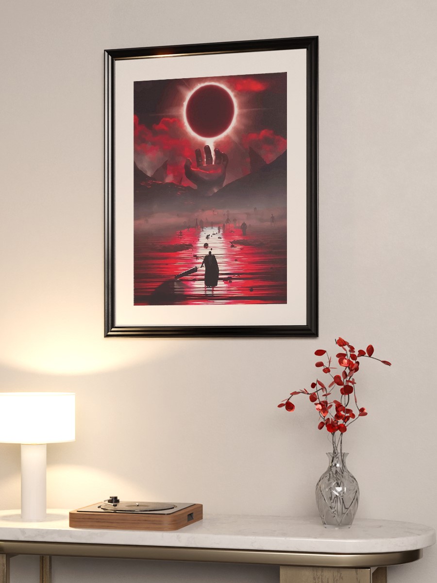 Berserk Guts Anime Poster Çerçevesiz Yüksek Kalite Anime Duvar Poster