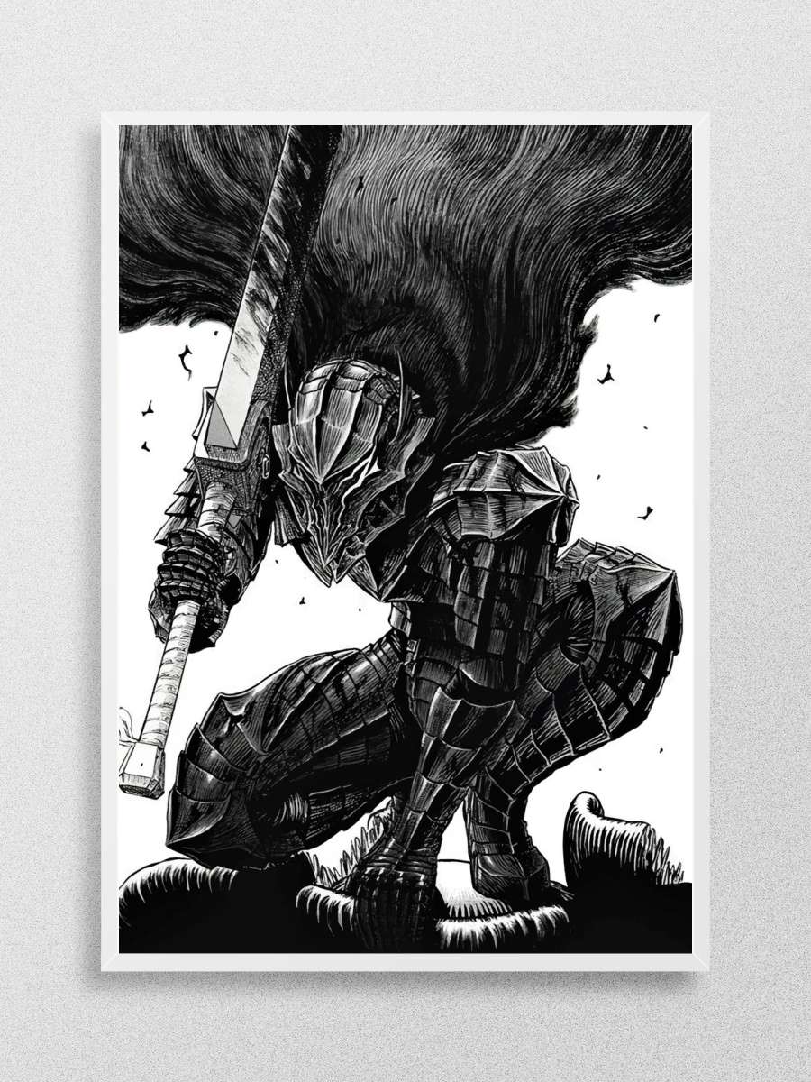 berserk Anime Poster Çerçevesiz Yüksek Kalite Anime Duvar Poster