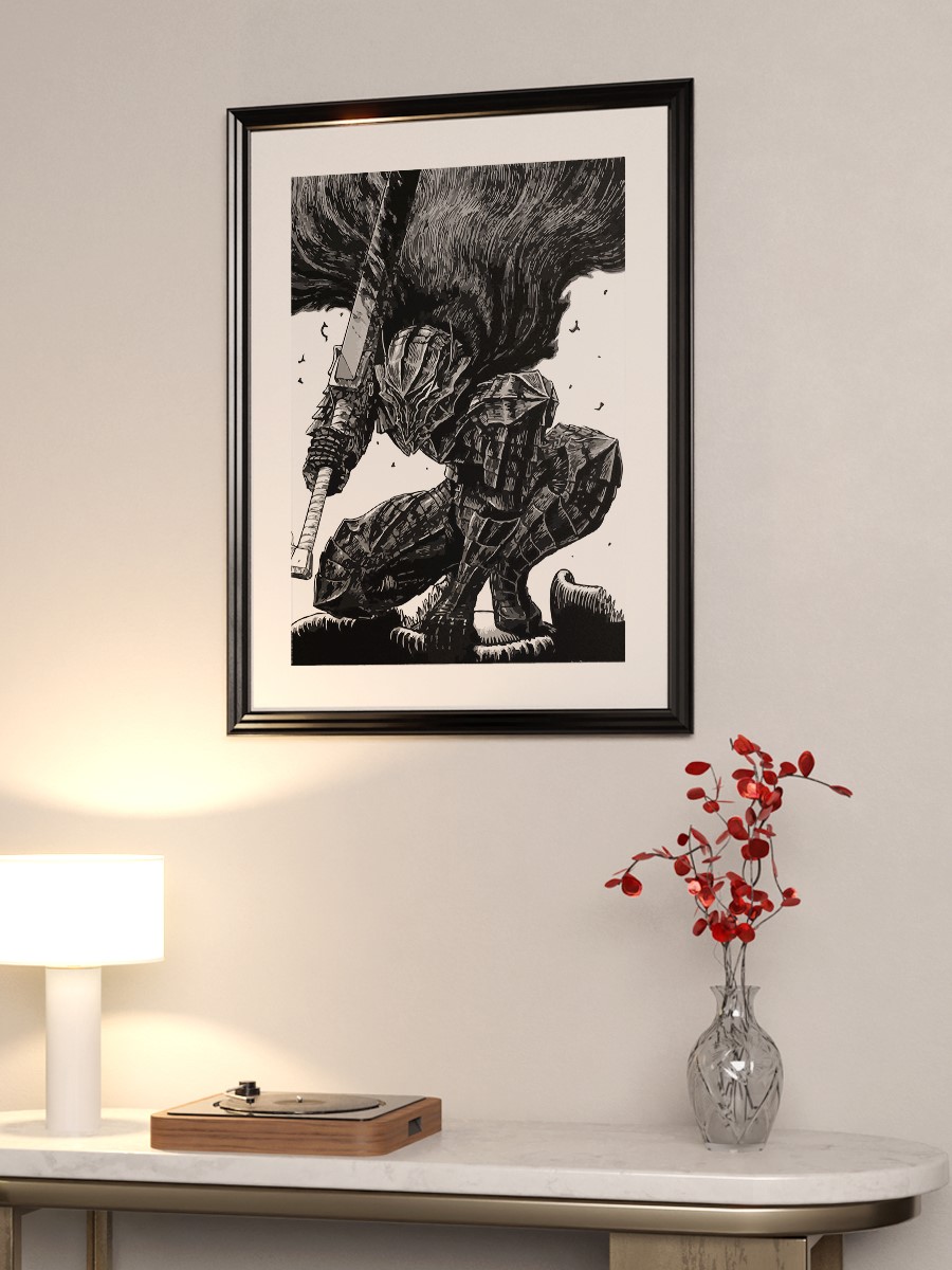 Berserk Anime Poster Çerçevesiz Yüksek Kalite Anime Duvar Poster