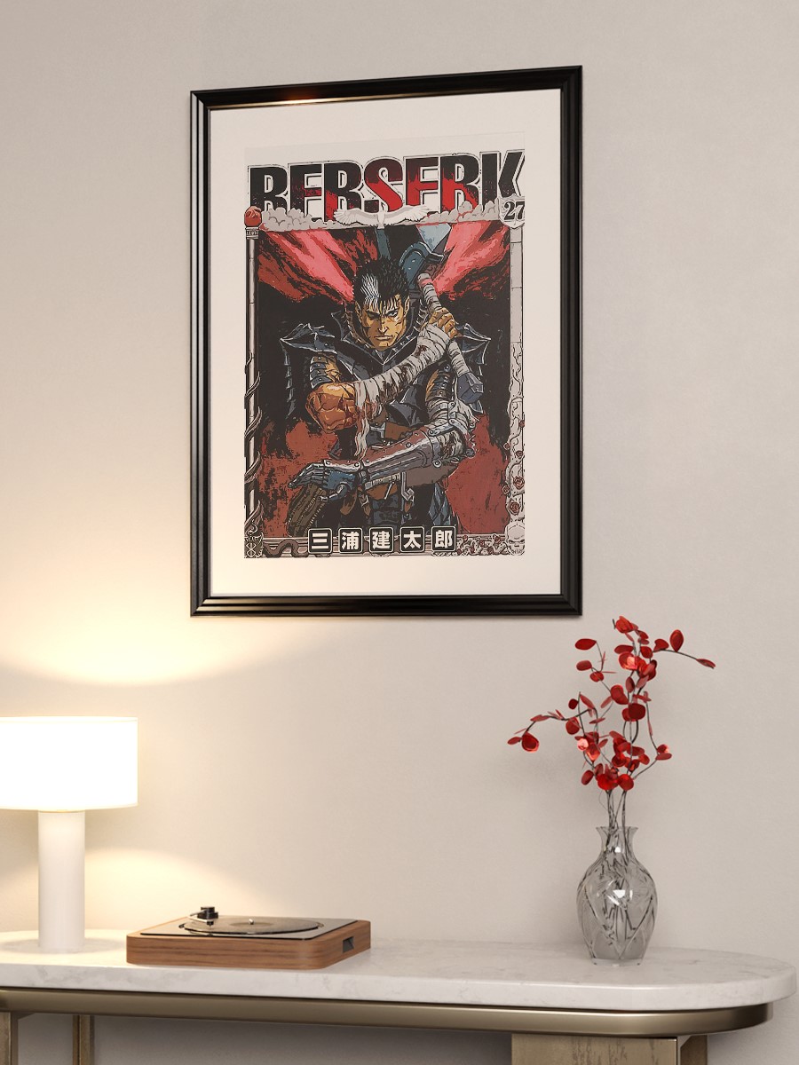 berserk Anime Poster Çerçevesiz Yüksek Kalite Anime Duvar Poster