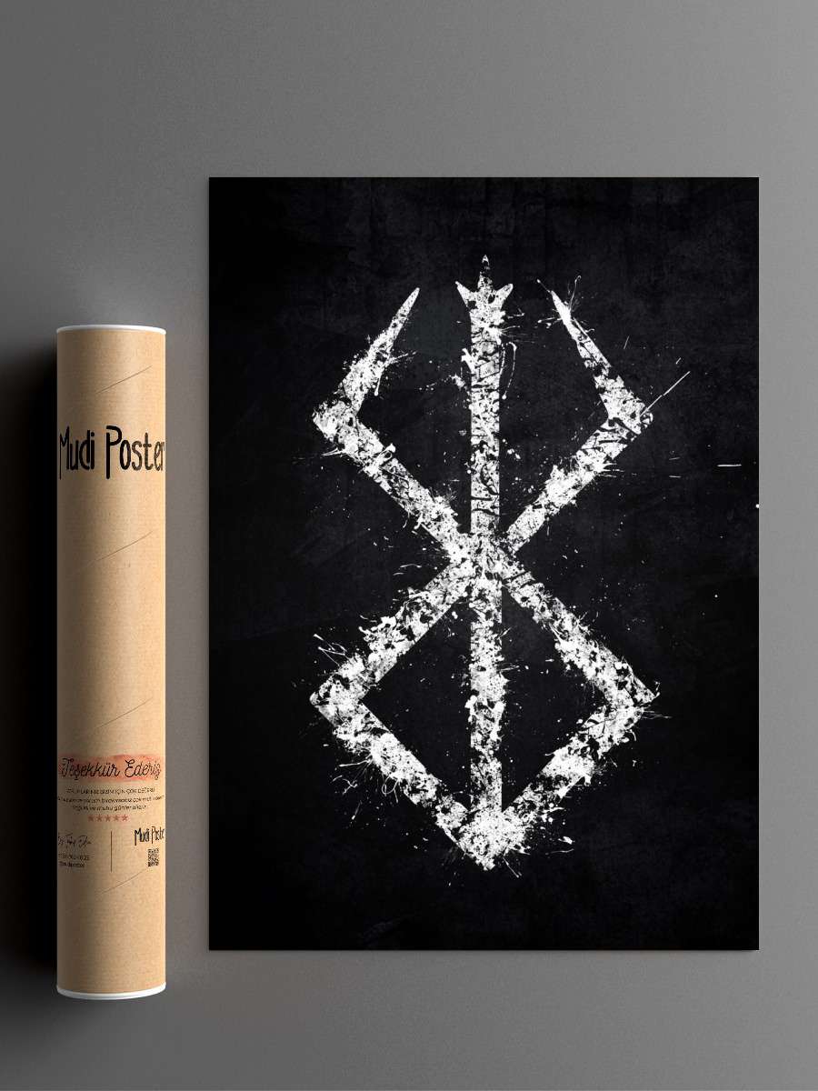 Berserk Anime Poster Çerçevesiz Yüksek Kalite Anime Duvar Poster